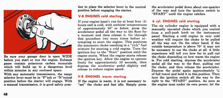 1964 Ford Fairlane Owners Manual Page 39